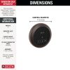 DELTA Universal Showering Components Round Exterior Steam Control — Venetian Bronze