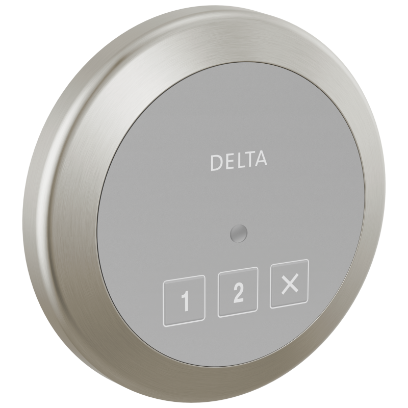 DELTA Universal Showering Components Round Exterior Steam Control — Lumicoat® Stainless