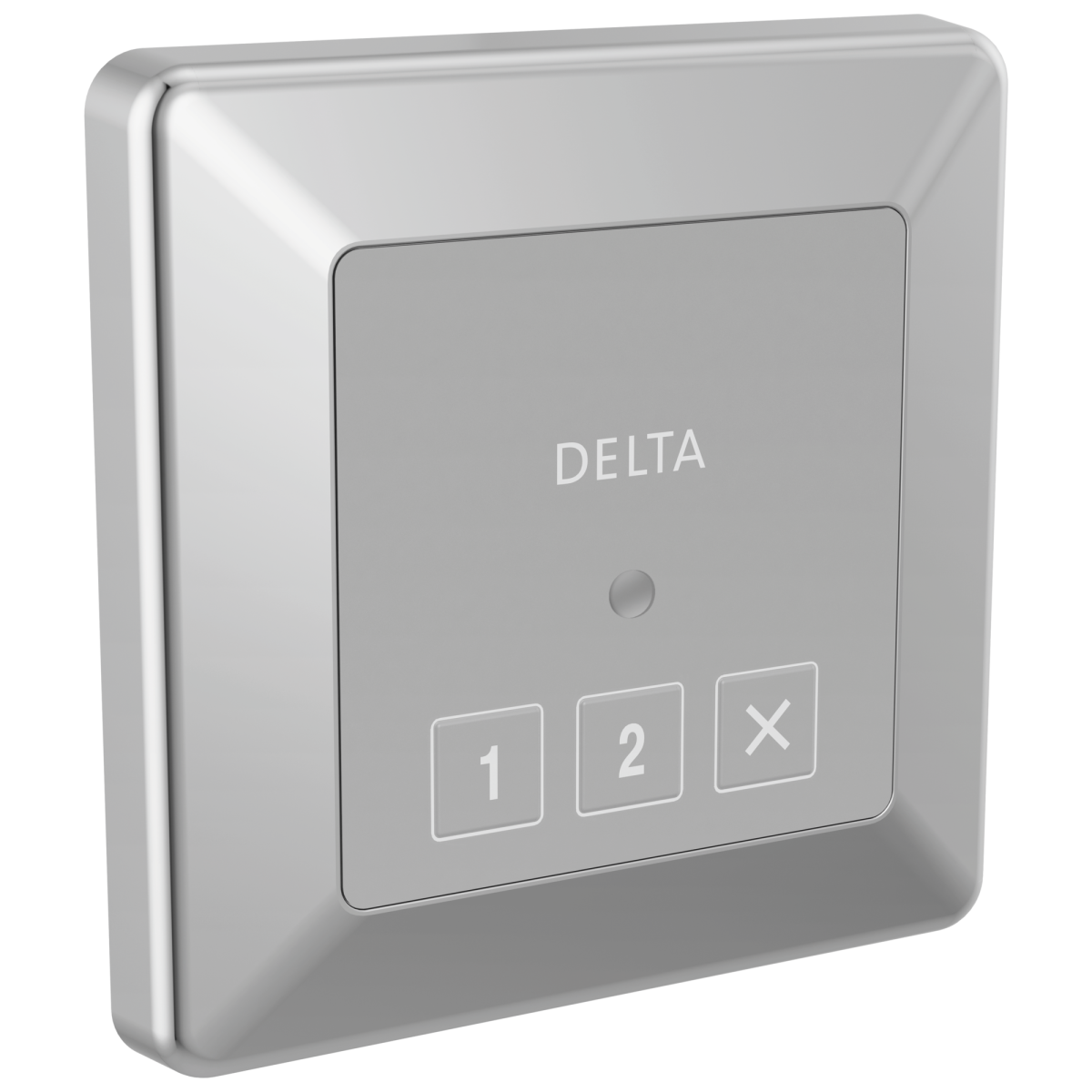 DELTA Universal Showering Components Square Exterior Steam Control — Lumicoat® Chrome