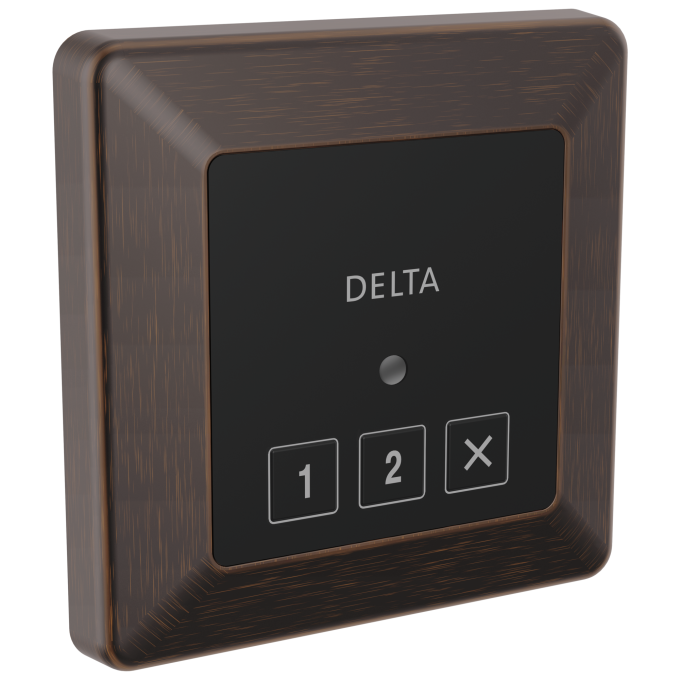 DELTA Universal Showering Components Square Exterior Steam Control — Venetian Bronze