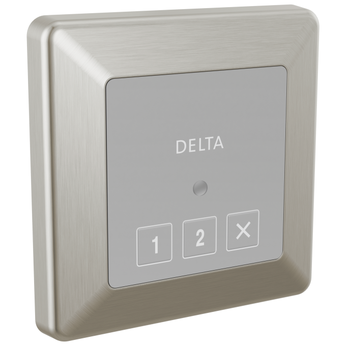 DELTA Universal Showering Components Square Exterior Steam Control — Lumicoat® Stainless