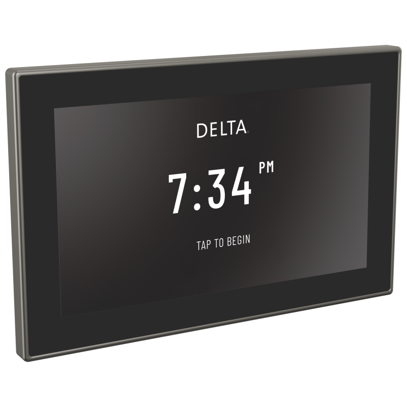 DELTA Universal Showering Components Digital Interface — Lumicoat® Black Stainless