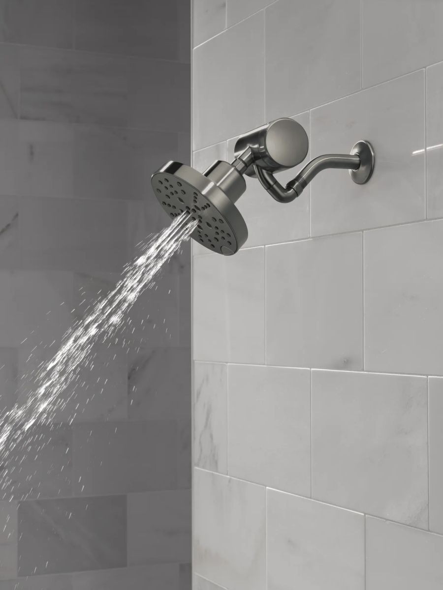 DELTA Clarifi Premium Shower Filter Attachment — Black Stainless