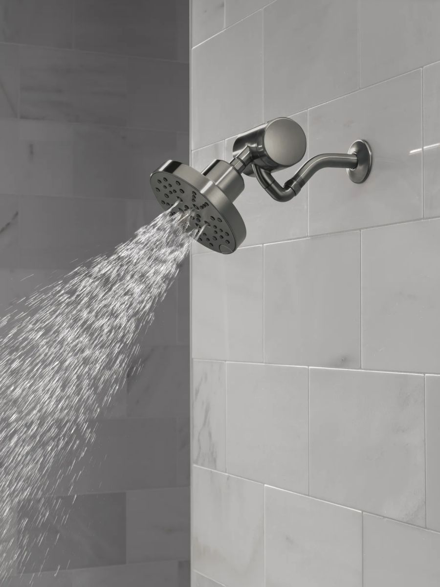 DELTA Clarifi Premium Shower Filter Attachment — Black Stainless