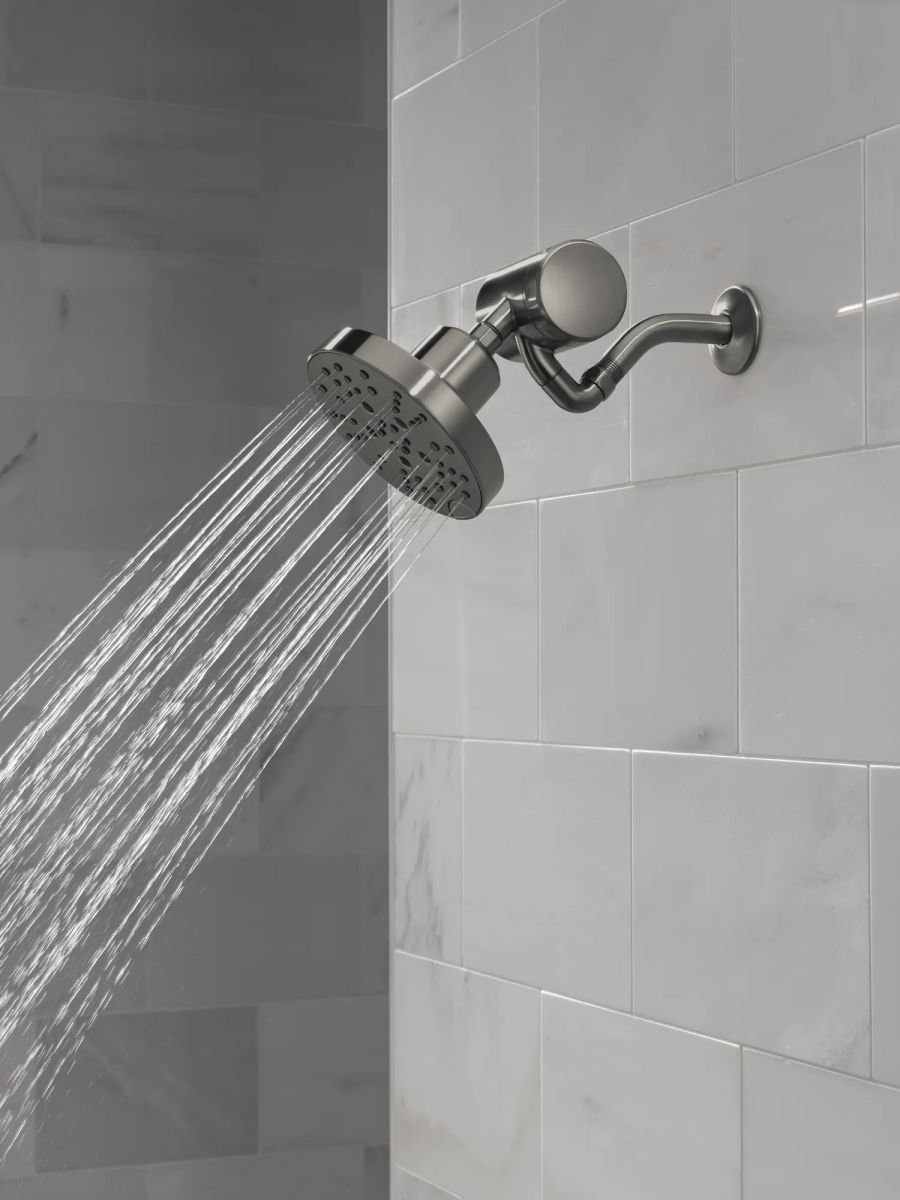 DELTA Clarifi Premium Shower Filter Attachment — Black Stainless