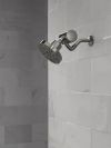 DELTA Universal Showering Components H2OKINETIC 5-Setting Contemporary Raincan Shower Head — Lumicoat® Black Stainless