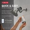 DELTA Clarifi Premium Shower Filter Attachment — Black Stainless