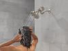 DELTA Universal Showering Components H2OKINETIC 5-Setting Contemporary Raincan Shower Head — Lumicoat® Stainless