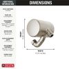DELTA Clarifi Premium Shower Filter Attachment — Stainless