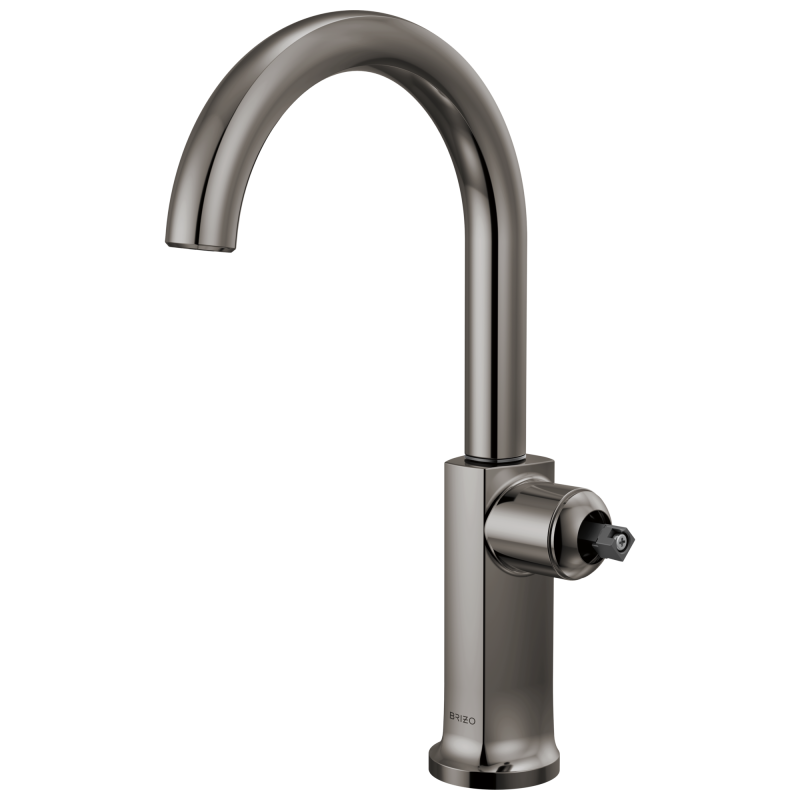 BRIZO Kintsu Bar Faucet with Arc Spout - Less Handle — Lumicoat® Black Onyx