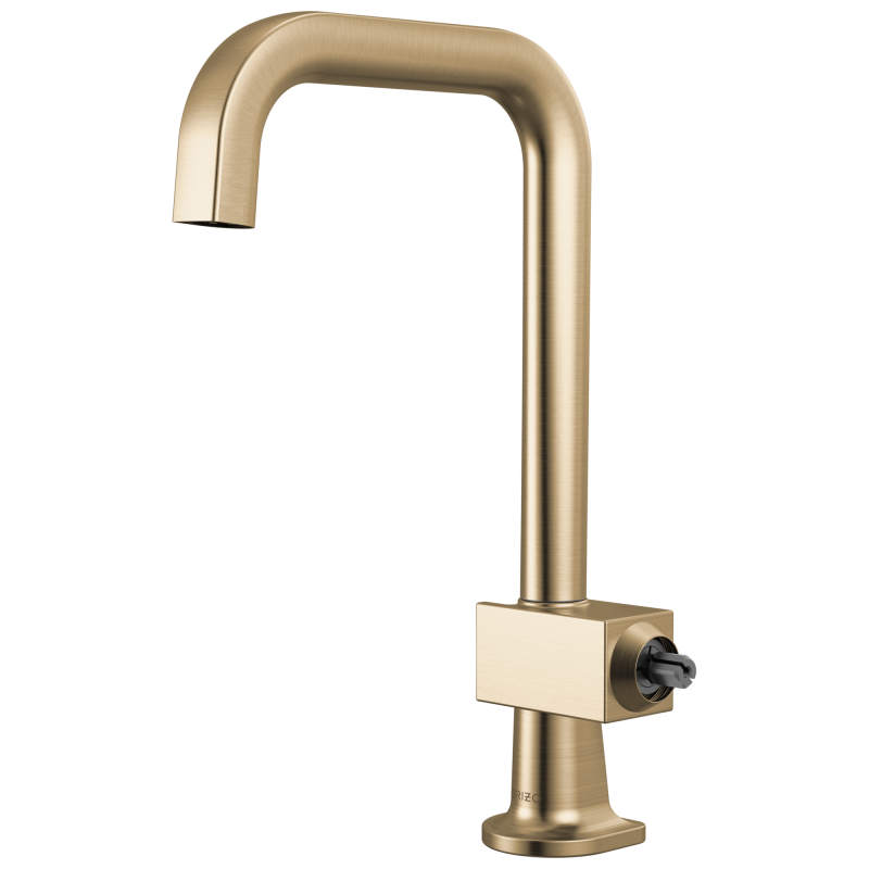 BRIZO Frank Lloyd Wright Bar Faucet with Square Spout - Less Handle — Luxe Gold