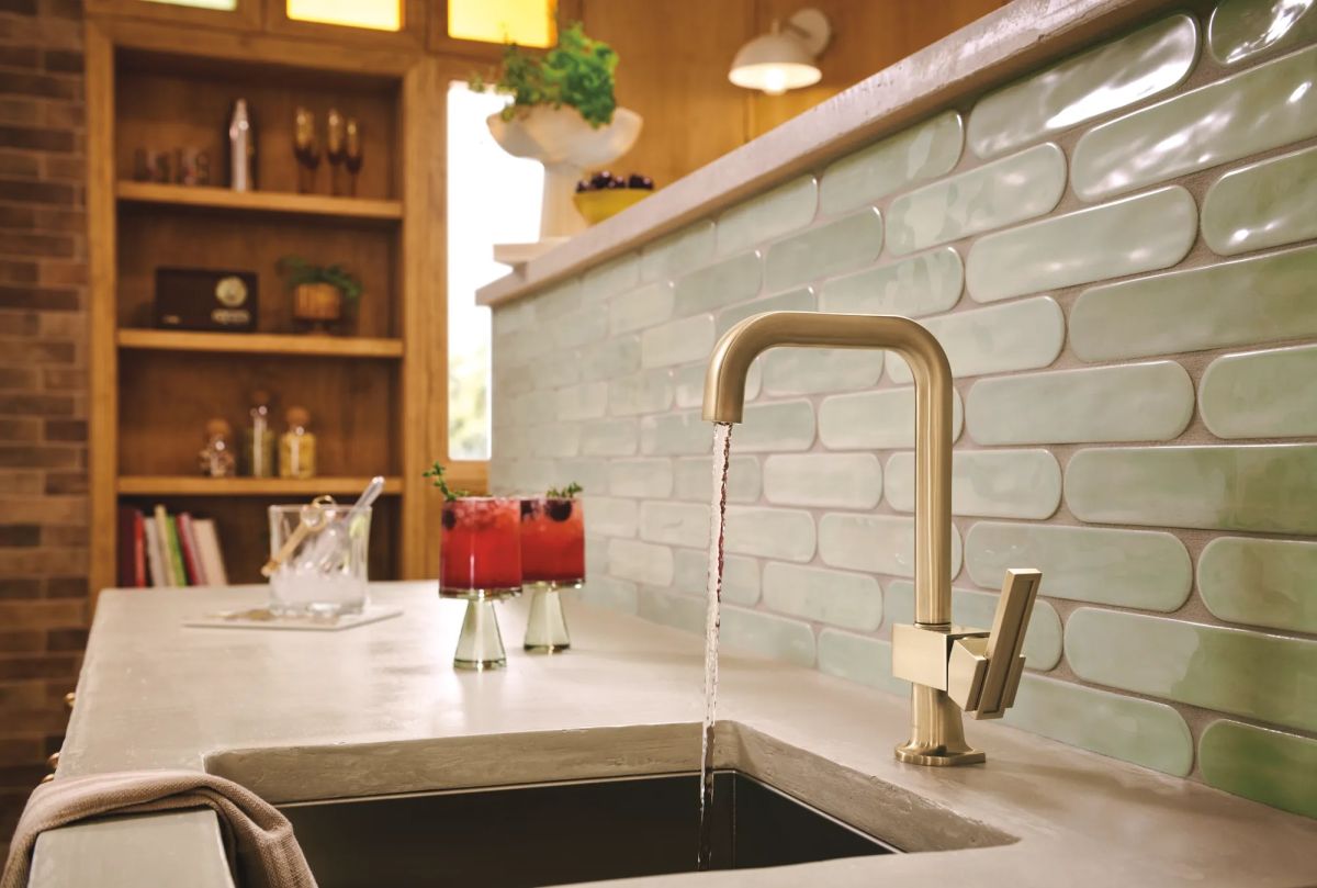 BRIZO Frank Lloyd Wright Bar Faucet Lever Handle Kit — Luxe Gold