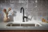 BRIZO Tulham Bar Faucet — Matte Black / Brilliance Black Onyx