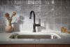 BRIZO Tulham Bar Faucet — Matte Black / Brilliance Black Onyx