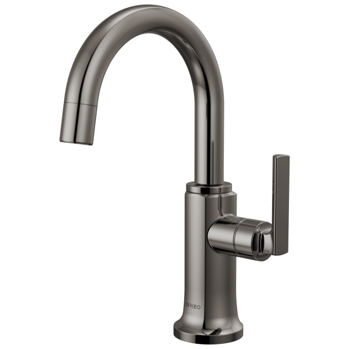 BRIZO Kintsu Beverage Faucet with Arc Spout — Lumicoat® Black Onyx