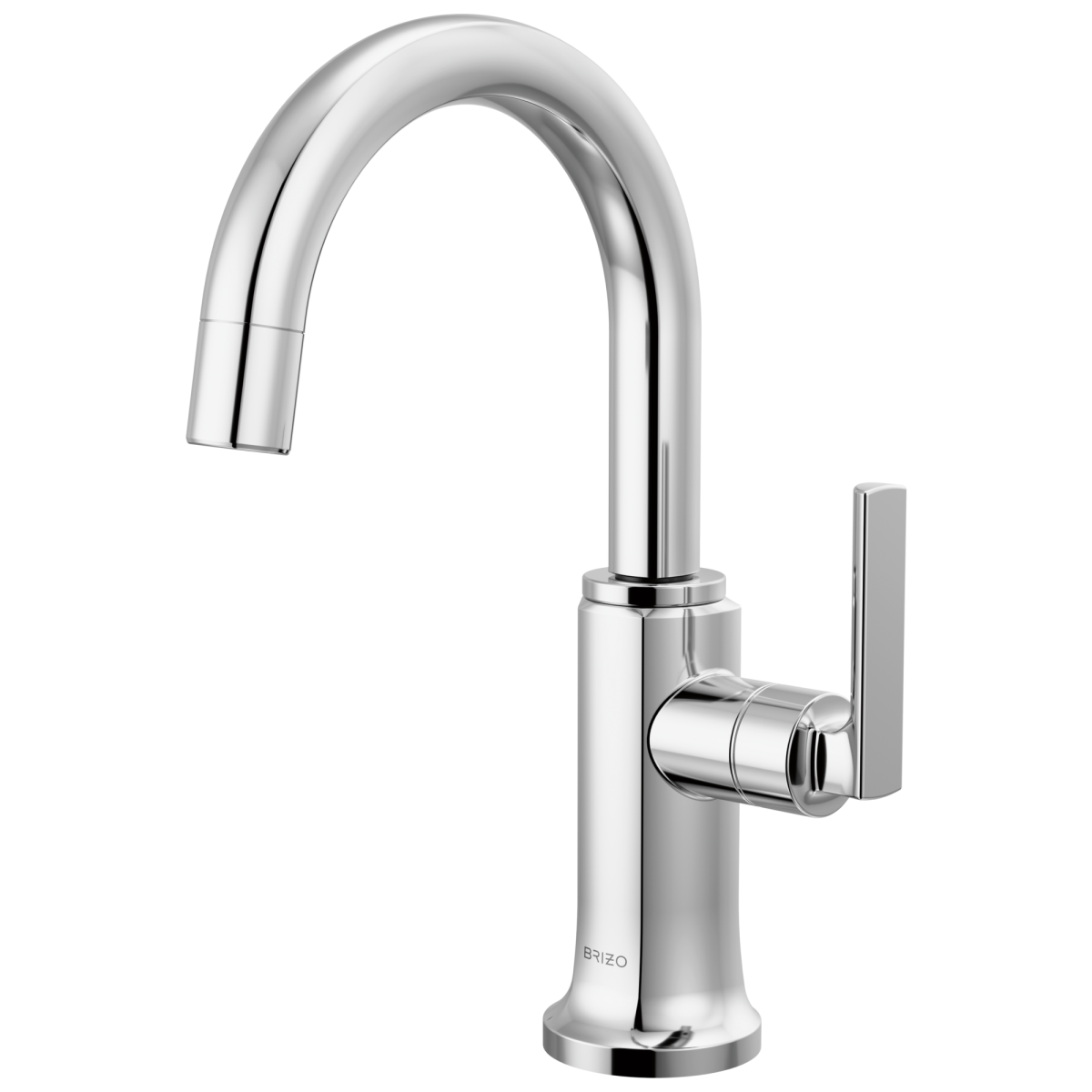 BRIZO Kintsu Beverage Faucet with Arc Spout — Lumicoat® Chrome