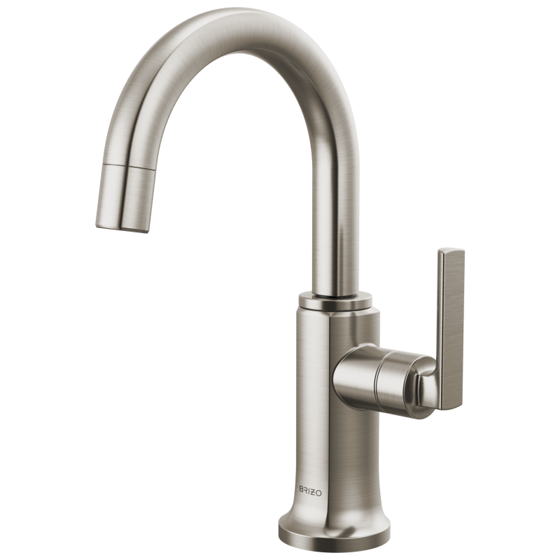BRIZO Kintsu Beverage Faucet with Arc Spout — Lumicoat® Stainless