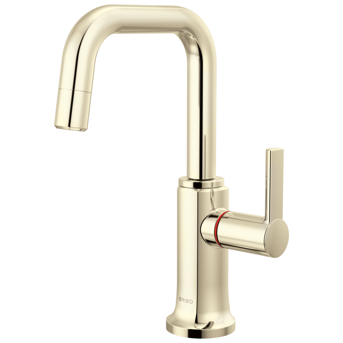 BRIZO Kintsu Instant Hot Faucet with Square Spout — Lumicoat® Polished Nickel