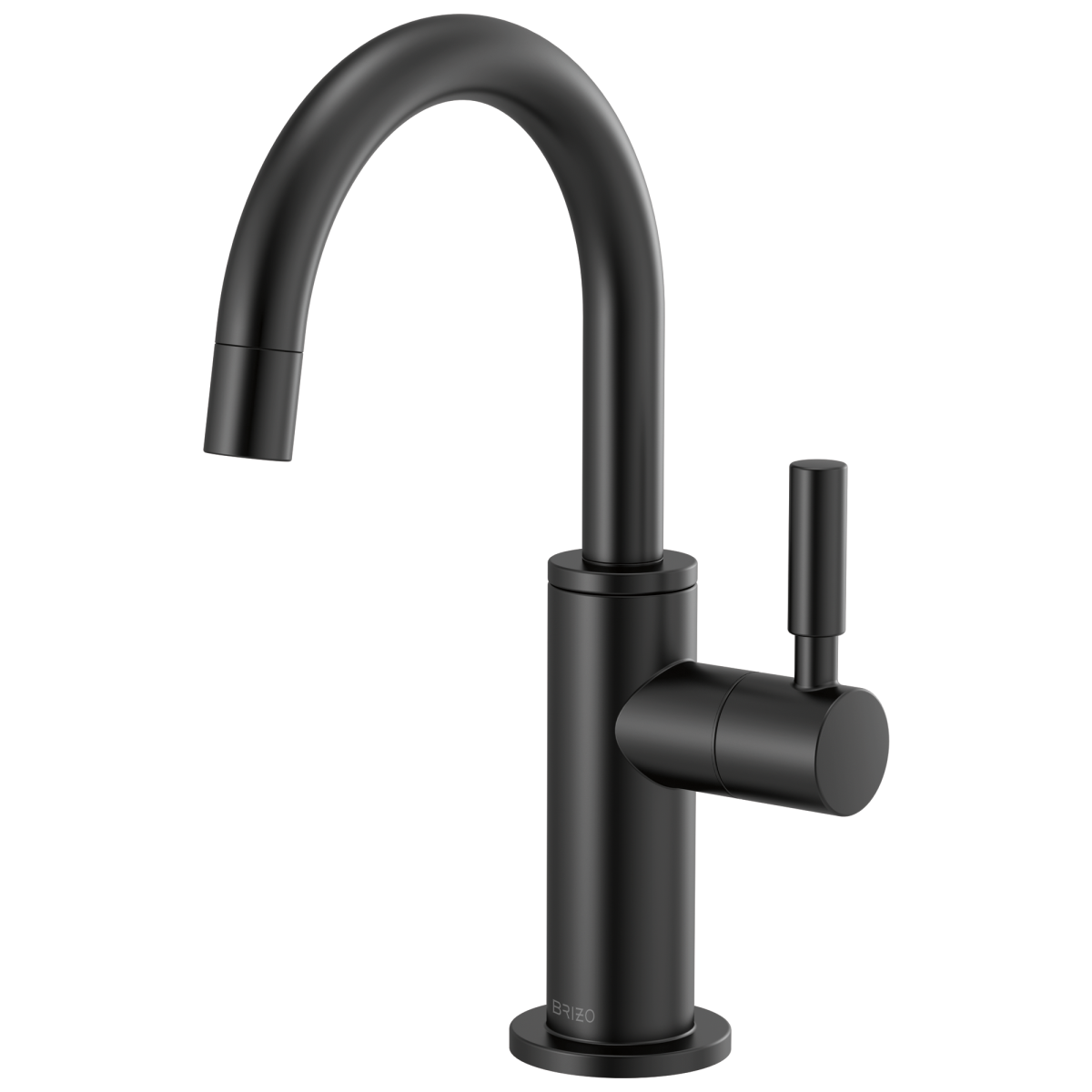 BRIZO Odin Beverage Faucet with Arc Spout — Matte Black