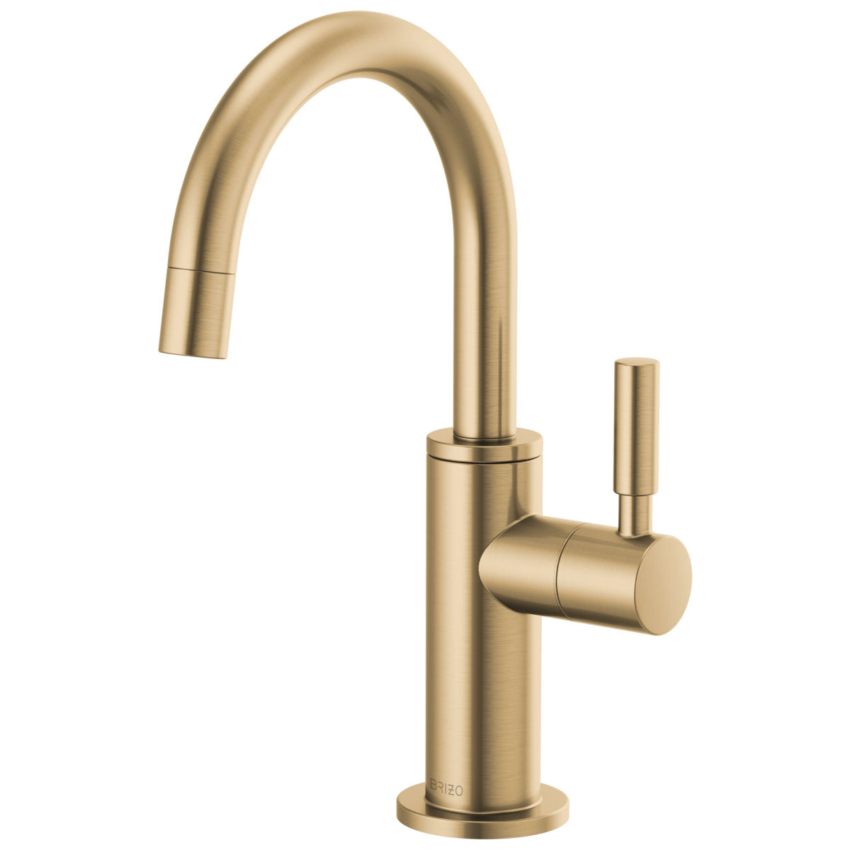 BRIZO Odin Beverage Faucet with Arc Spout — Luxe Gold
