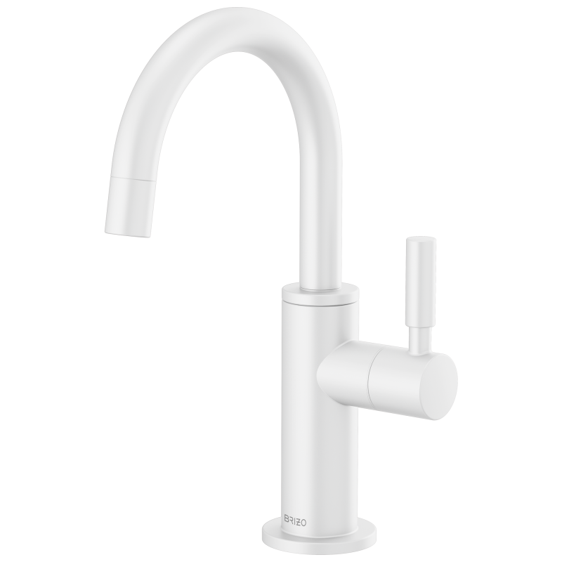 BRIZO Jason Wu for BRIZO Beverage Faucet with Arc Spout — Matte White
