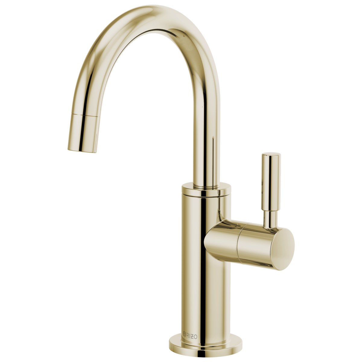 BRIZO Odin Beverage Faucet with Arc Spout — Polished Nickel