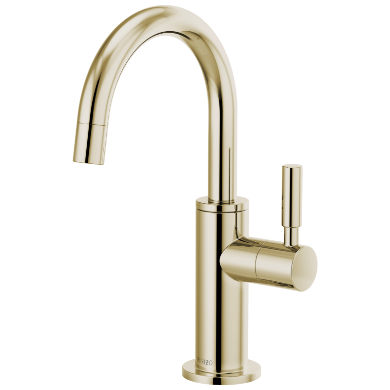 BRIZO Odin Beverage Faucet with Arc Spout — Polished Nickel