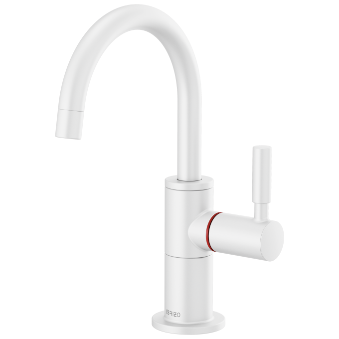 BRIZO Jason Wu for BRIZO Instant Hot Faucet with Arc Spout — Matte White