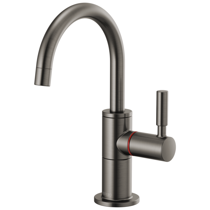 BRIZO Odin Instant Hot Faucet with Arc Spout — Luxe Steel