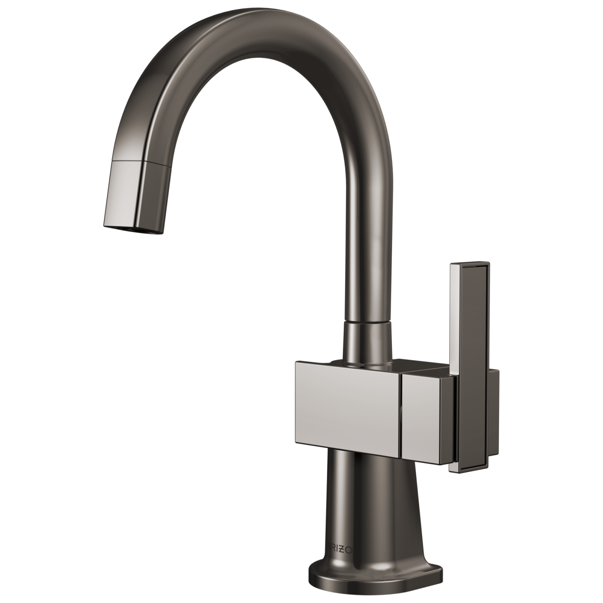 BRIZO Frank Lloyd Wright Beverage Faucet with Arc Spout — Brilliance Black Onyx