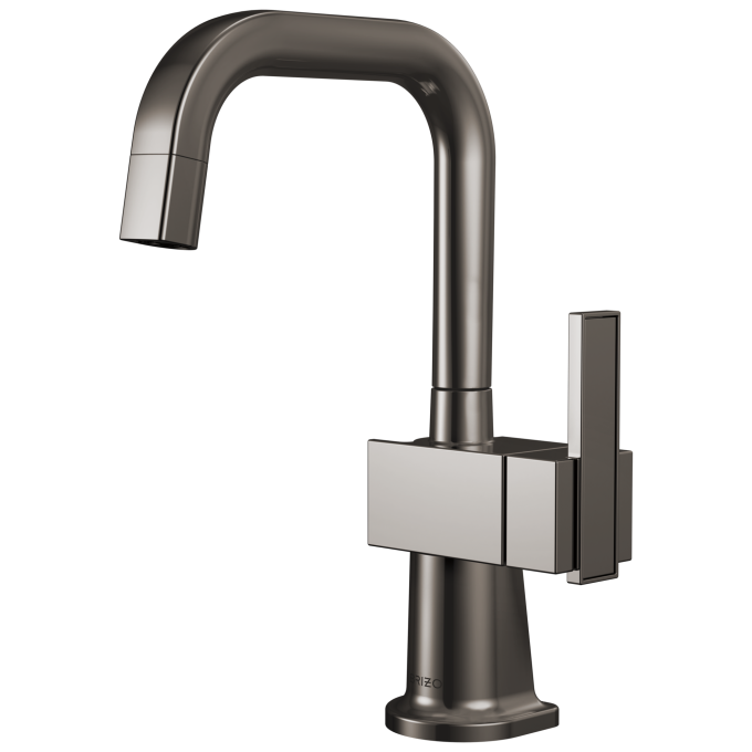 BRIZO Frank Lloyd Wright Beverage Faucet with Square Spout — Brilliance Black Onyx