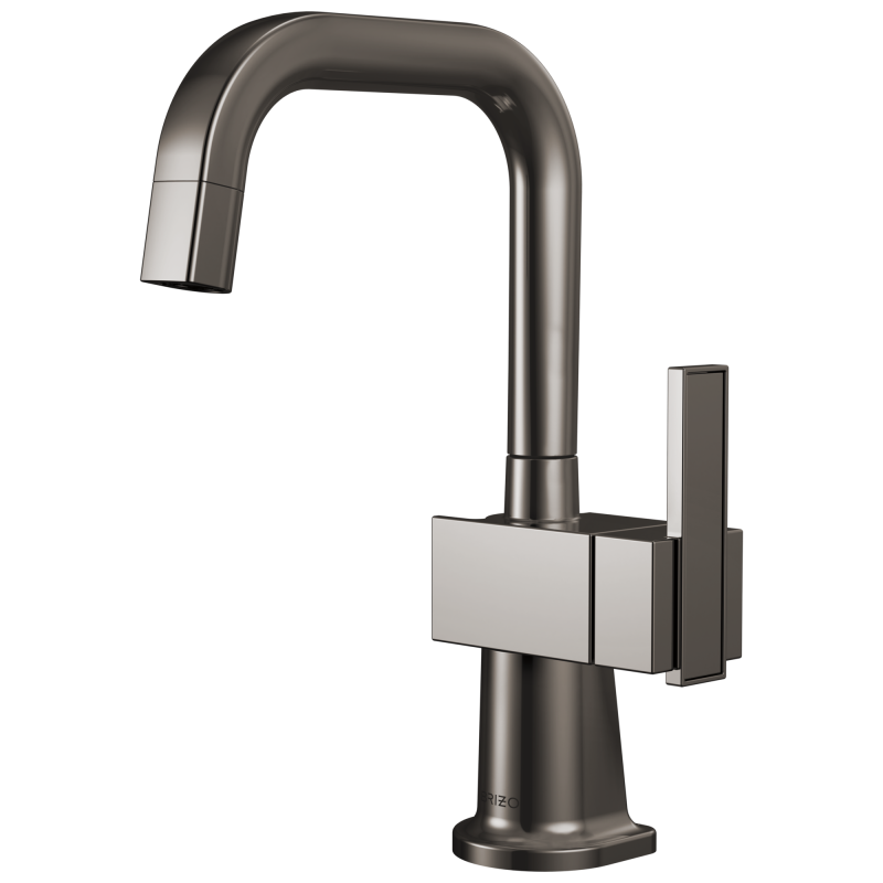 BRIZO Frank Lloyd Wright Beverage Faucet with Square Spout — Brilliance Black Onyx