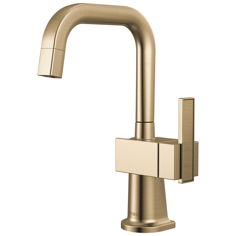 BRIZO Frank Lloyd Wright Beverage Faucet with Square Spout — Luxe Gold