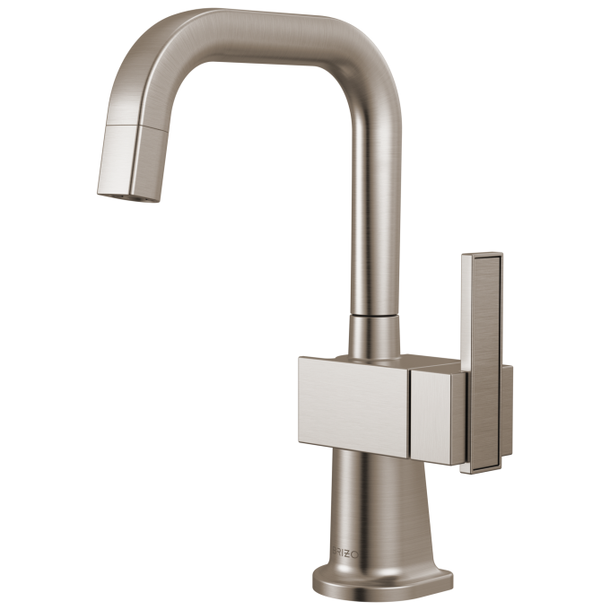 BRIZO Frank Lloyd Wright Beverage Faucet with Square Spout — Stainless