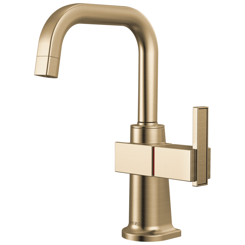 BRIZO Frank Lloyd Wright Instant Hot Faucet with Square Spout — Luxe Gold