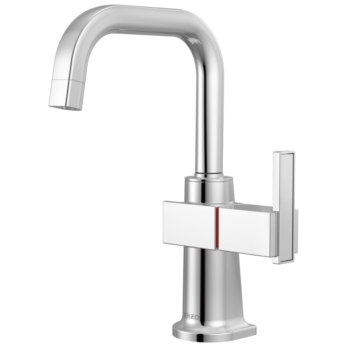 BRIZO Frank Lloyd Wright Instant Hot Faucet with Square Spout — Chrome