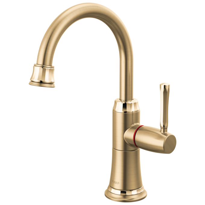 BRIZO Tulham Instant Hot Faucet — Luxe Gold / Polished Gold