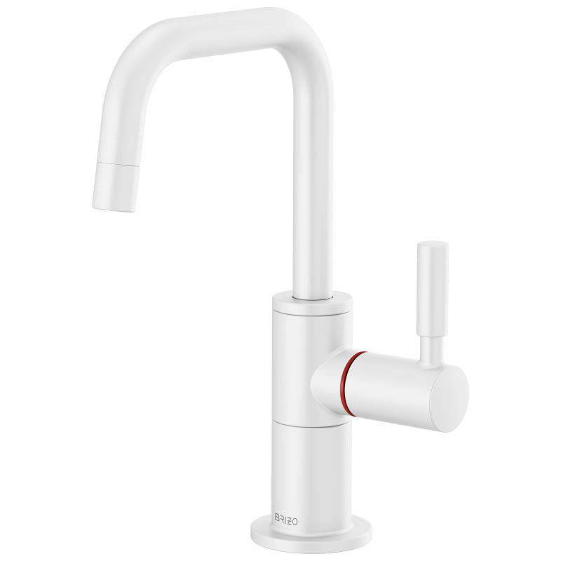 BRIZO Jason Wu for BRIZO Instant Hot Faucet with Square Spout — Matte White