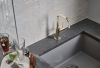 BRIZO Odin Instant Hot Faucet with Square Spout — Polished Nickel