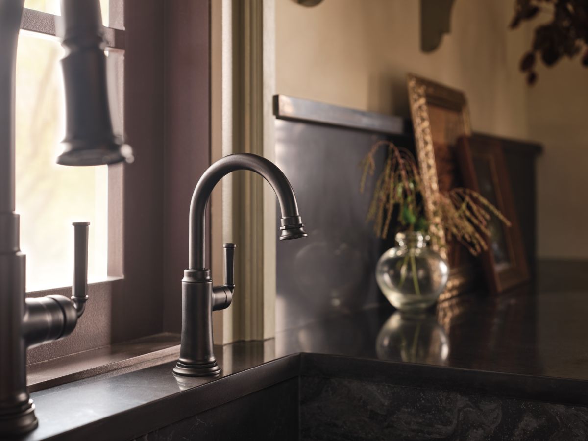 BRIZO Rook Beverage Faucet — Matte Black