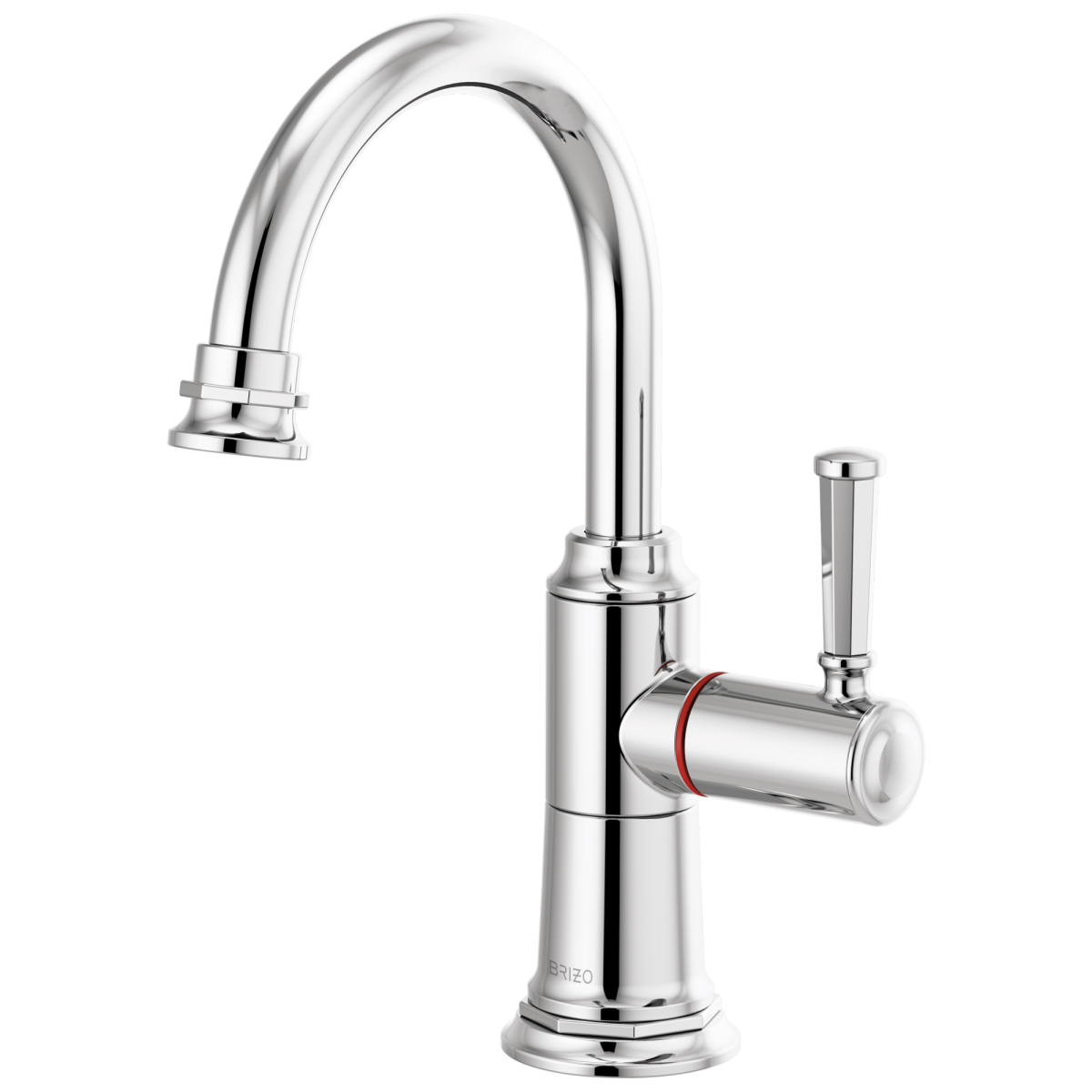 BRIZO Rook Instant Hot Faucet with Arc Spout — Chrome