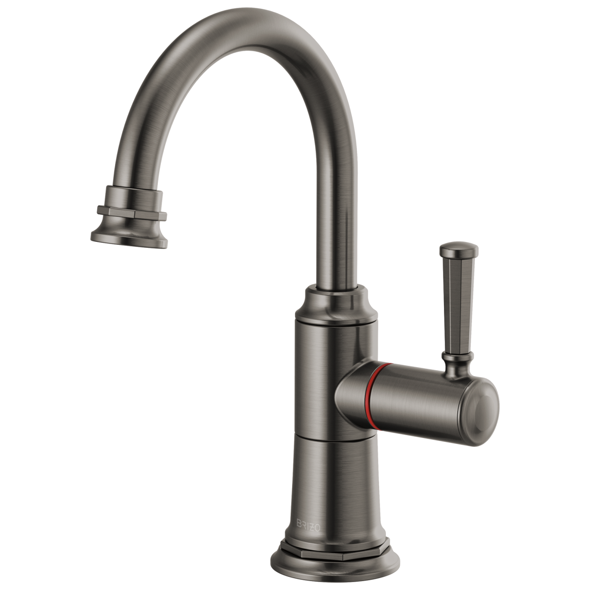 BRIZO Rook Instant Hot Faucet with Arc Spout — Luxe Steel