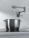 BRIZO European Wall Mount Pot Filler Faucet — Stainless