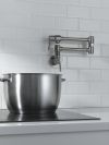 BRIZO European Wall Mount Pot Filler Faucet — Stainless