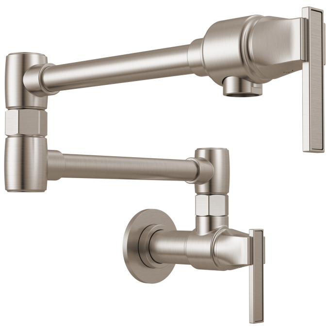 BRIZO Frank Lloyd Wright Wall Mount Pot Filler — Stainless