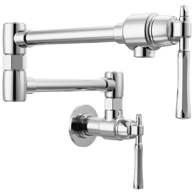 BRIZO Tulham Wall Mount Pot Filler — Chrome