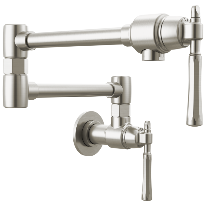 BRIZO Tulham Wall Mount Pot Filler — Stainless