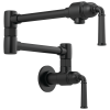 BRIZO Rook Wall Mount Pot Filler — Matte Black