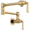 BRIZO Rook Wall Mount Pot Filler — Polished Gold