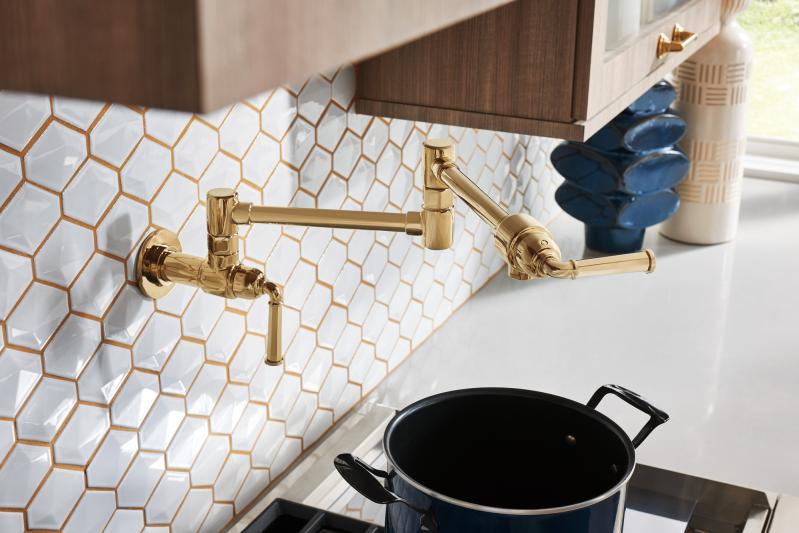 BRIZO Rook Drawer Pull — Luxe Gold